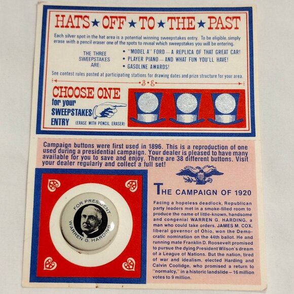 Hats Off To The Past - The Campaign of 1920 - Picture 3 of 5